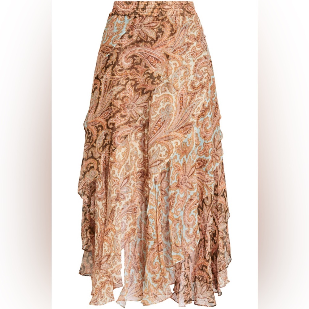 Zimmerman Waterfall Candescent midi skirt - Picture 2 of 4